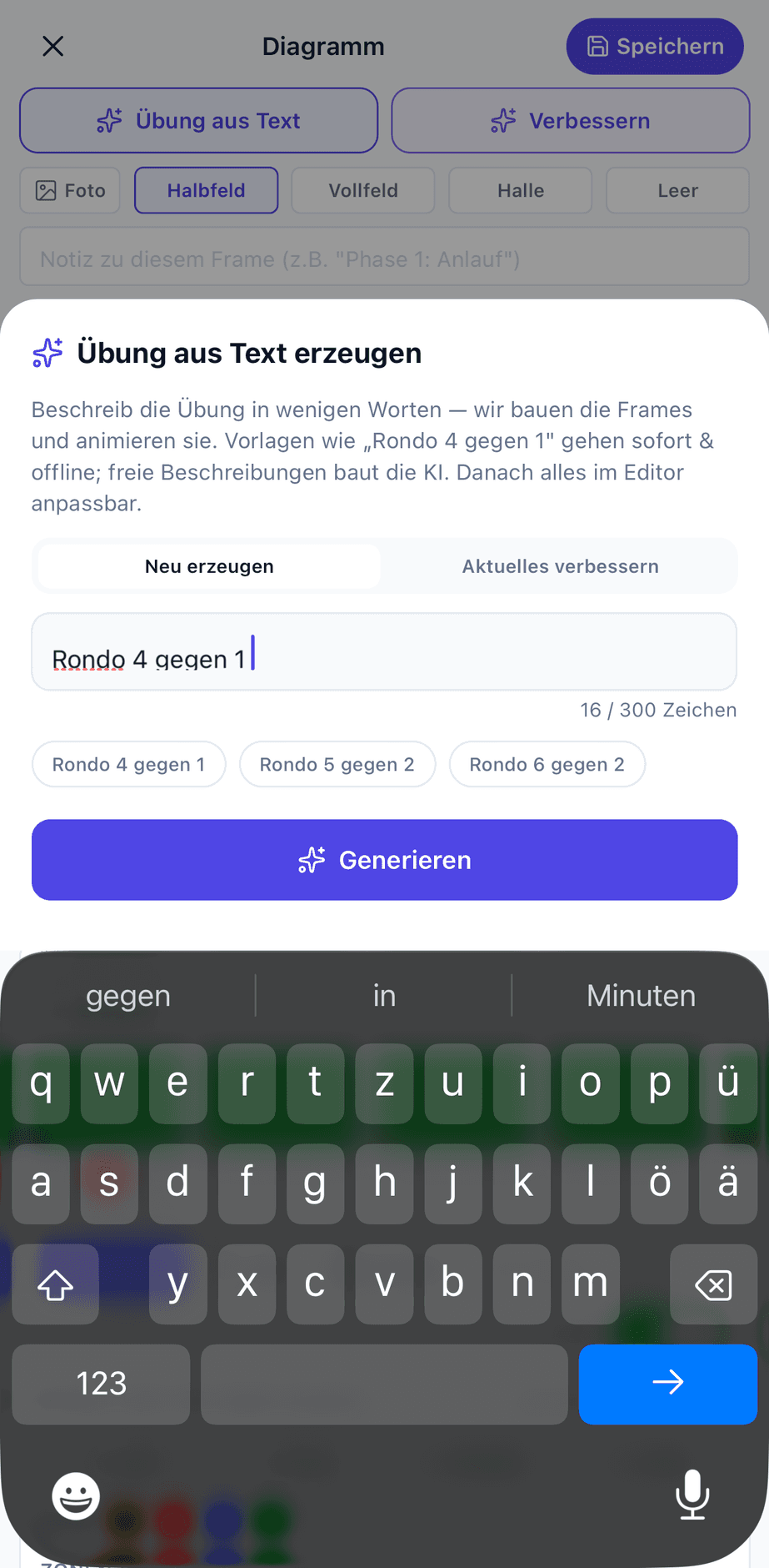 Übung aus Text — mit KI